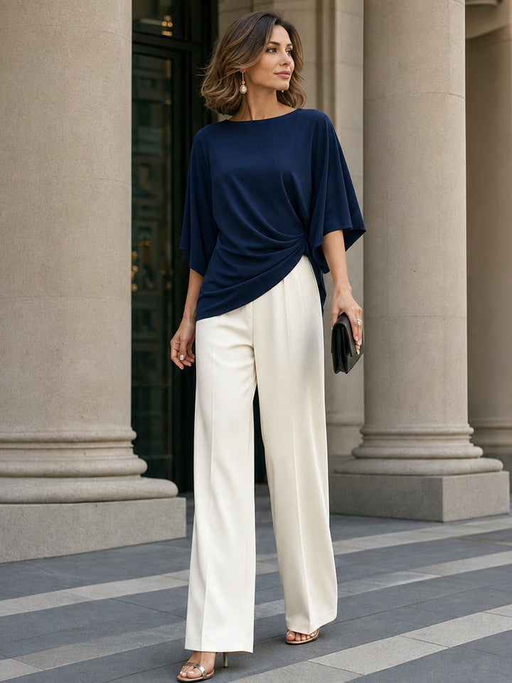 Genevieve™ Draped Waist Two-Piece Set