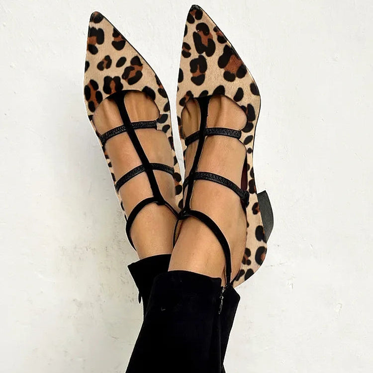 Allegra | Leopard-Strap Heels