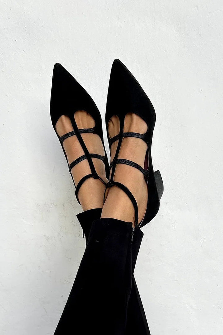 Giulia | Pointed Heels with Straps
