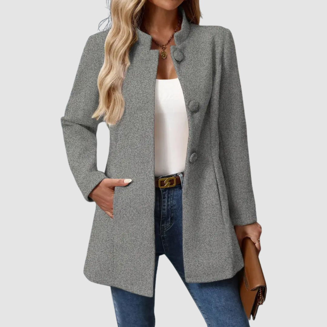 Olivia Button Front Jacket