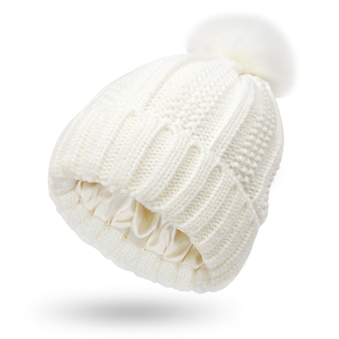WinterSoft Knit Pom Beanie