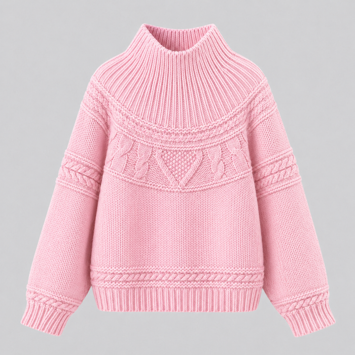 CILVELLA — Merino wool Round Neck Knit Sweater
