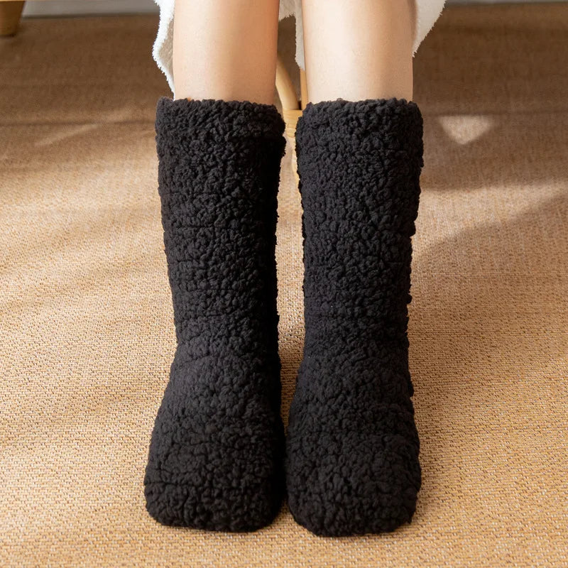 Evelyn Cozy Fleece House Socks