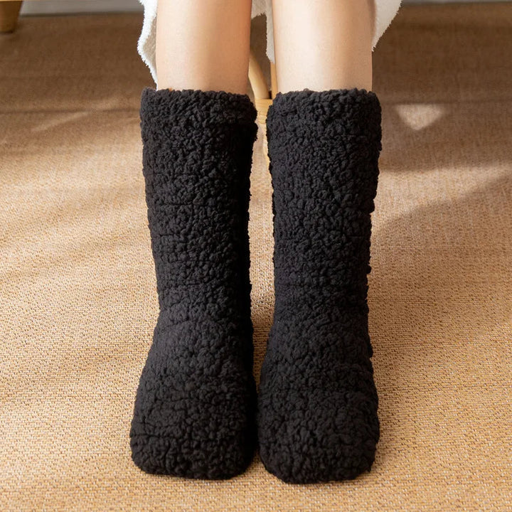 Evelyn Cozy Fleece House Socks