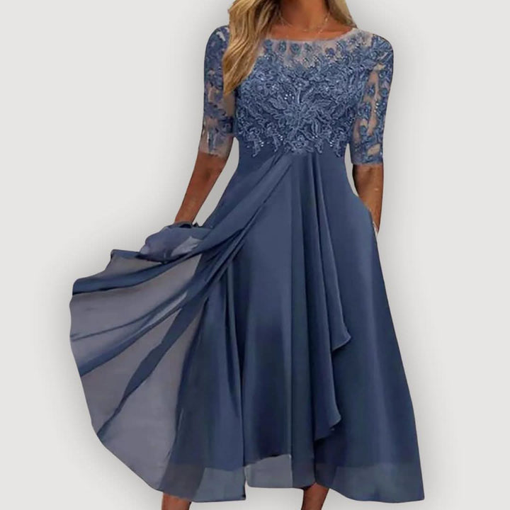 Elara | Soft Flow Chiffon Dress