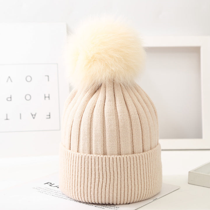 Lorraine Pom-Knit Beanie