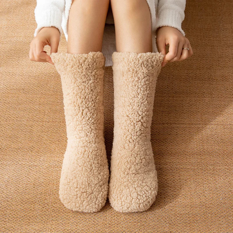 Evelyn Cozy Fleece House Socks