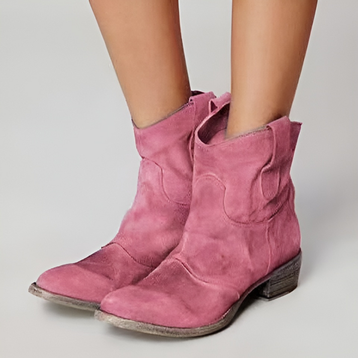 Laluna® | Chic Suede Ankle Boots