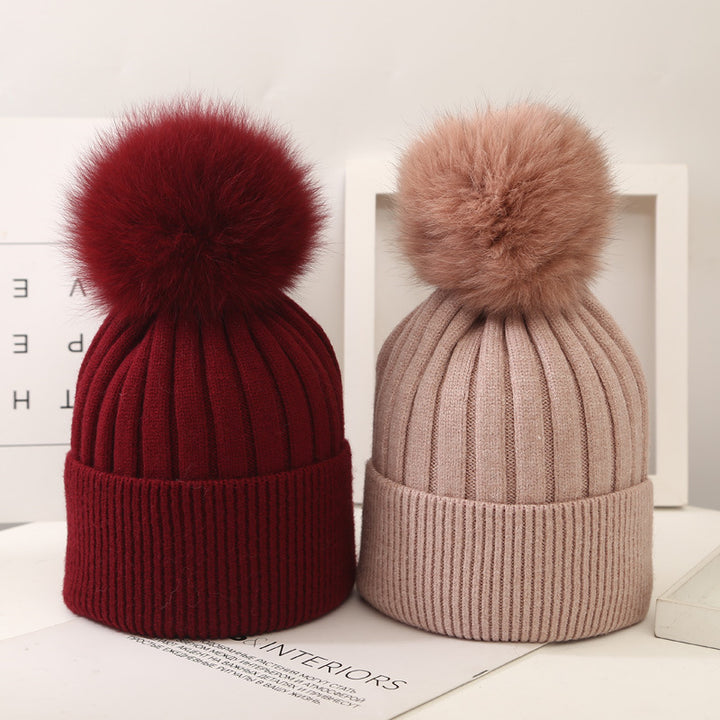 Lorraine Pom-Knit Beanie