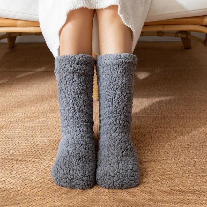 Evelyn Cozy Fleece House Socks