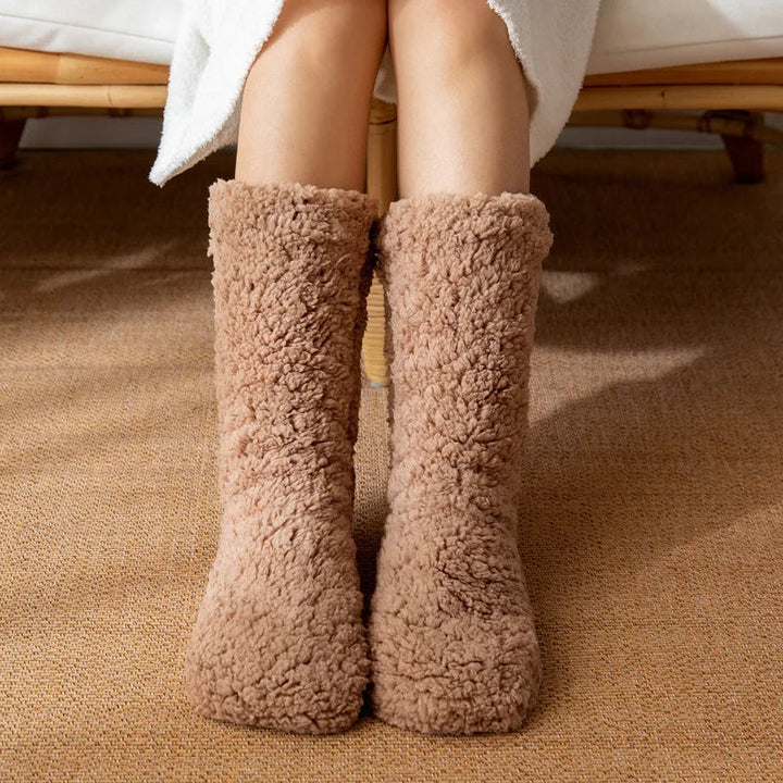 Evelyn Cozy Fleece House Socks