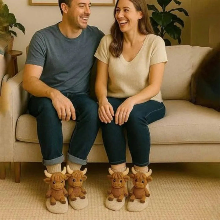 Janet Cozy Animal Socks