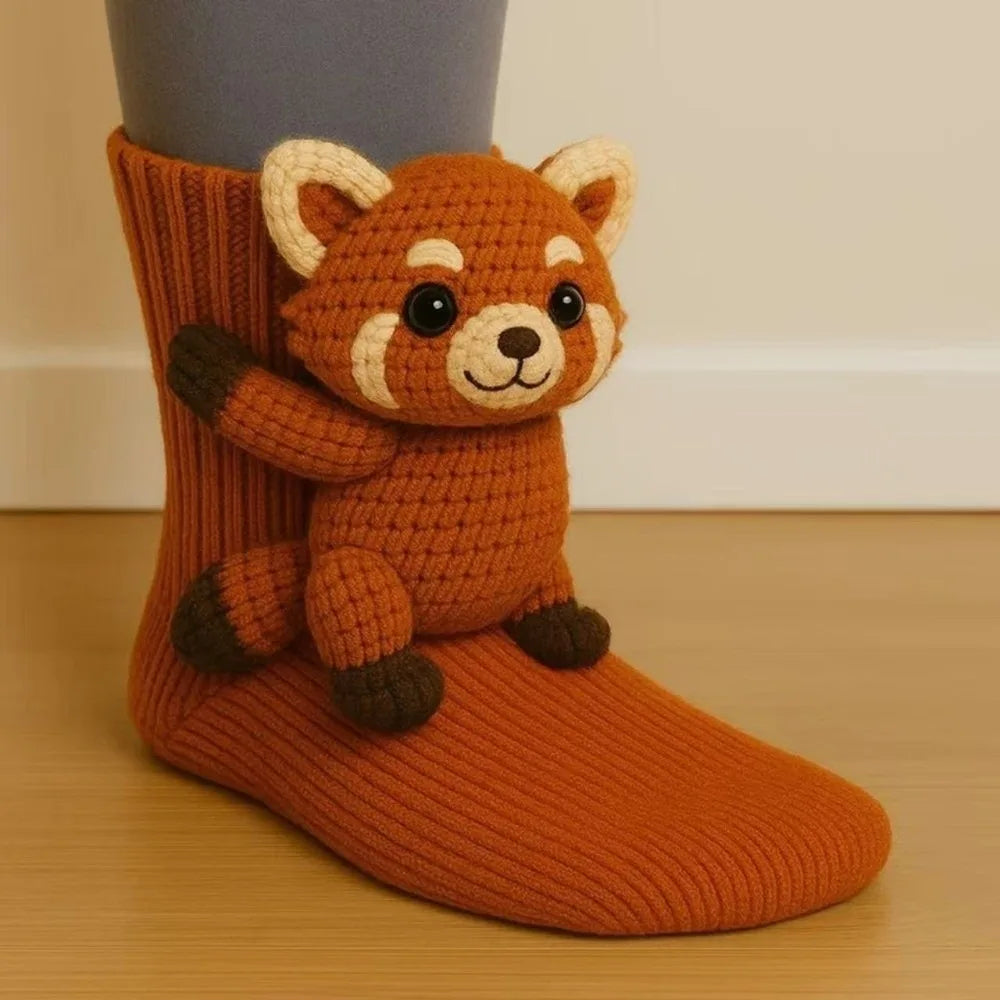 Janet Cozy Animal Socks