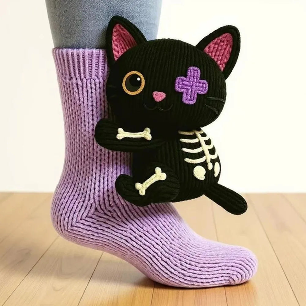 Janet Cozy Animal Socks
