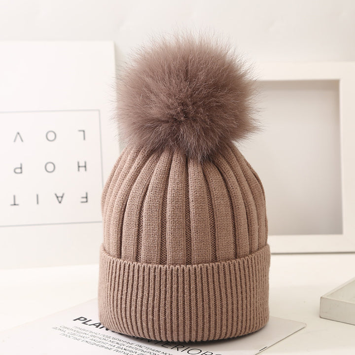 Lorraine Pom-Knit Beanie