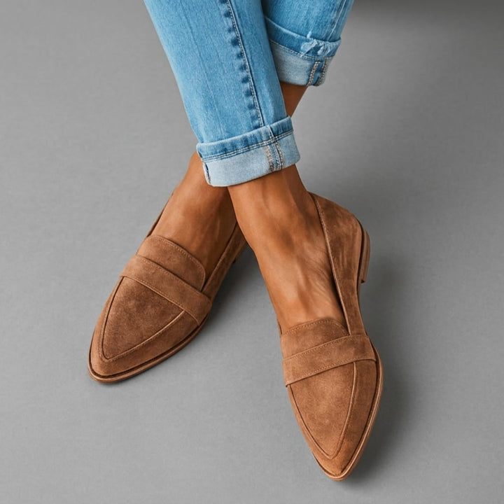 Teodora | Soft Suede Loafers