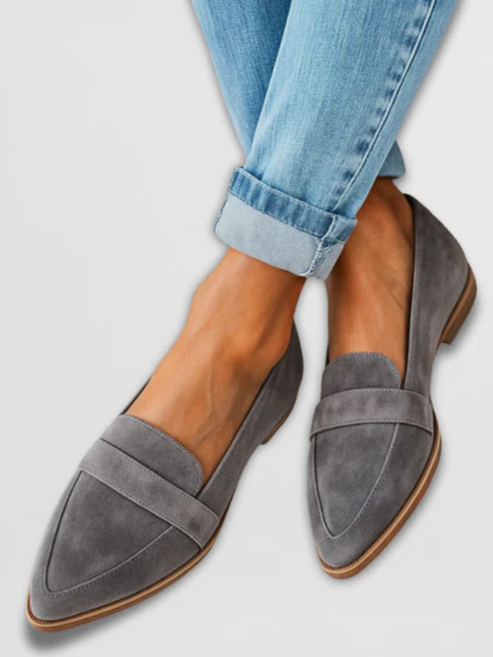 RHEA SUEDE FLATS