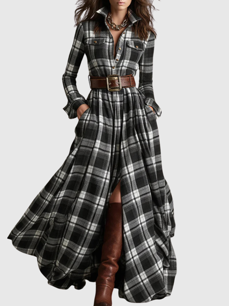 JASMIN VINTAGE FLOW MAXI DRESS