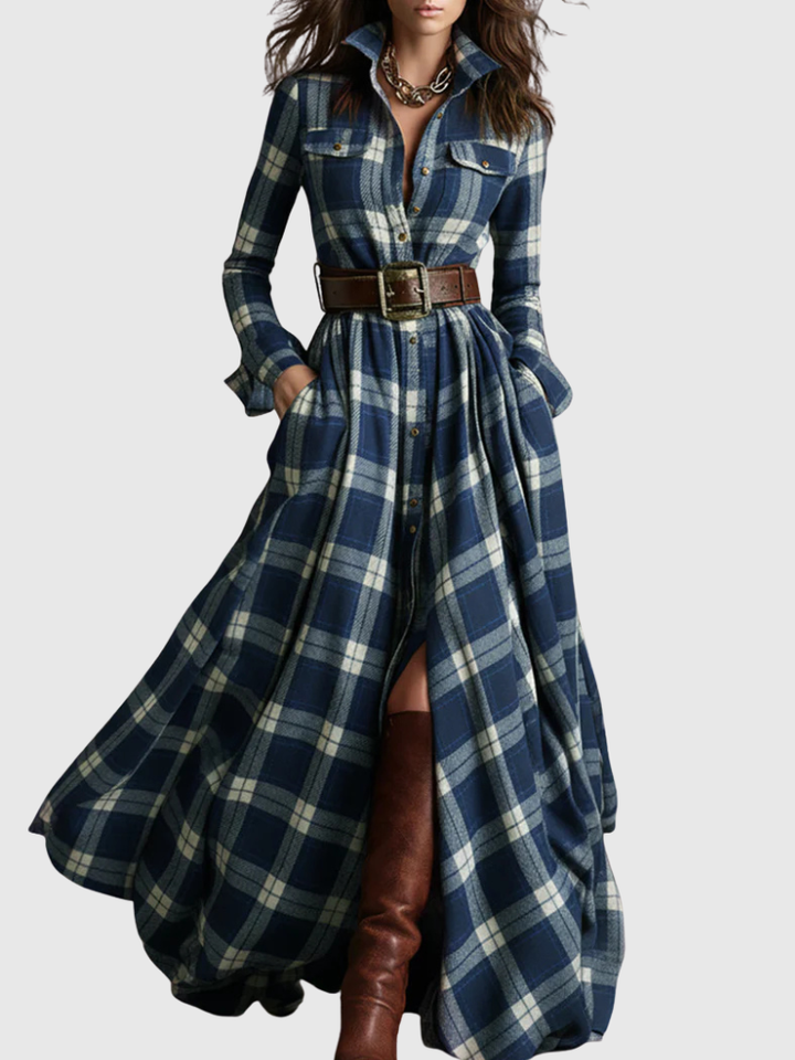 JASMIN VINTAGE FLOW MAXI DRESS