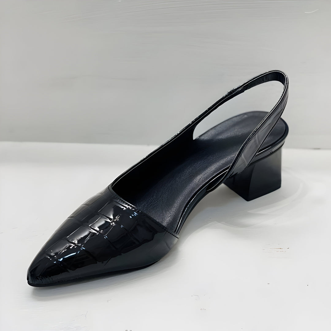 Elisa | Wide-Toe Block Heels
