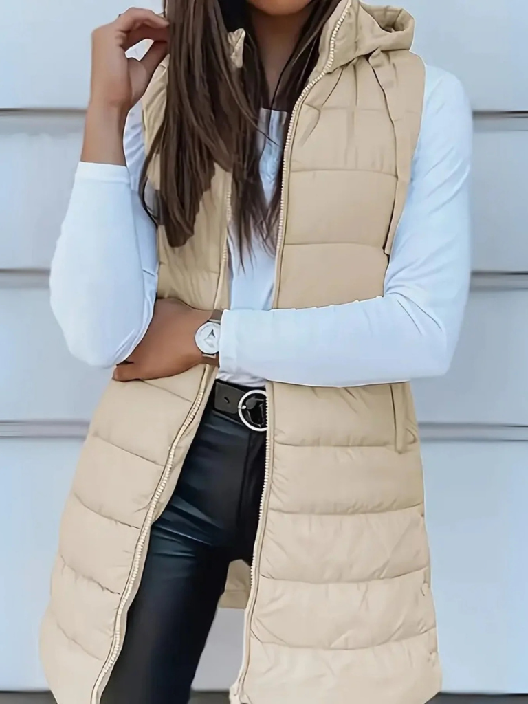 ANASTACIA HOODED PUFFER VEST
