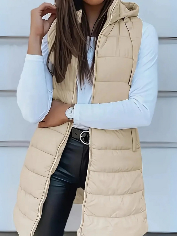 ANASTACIA HOODED PUFFER VEST
