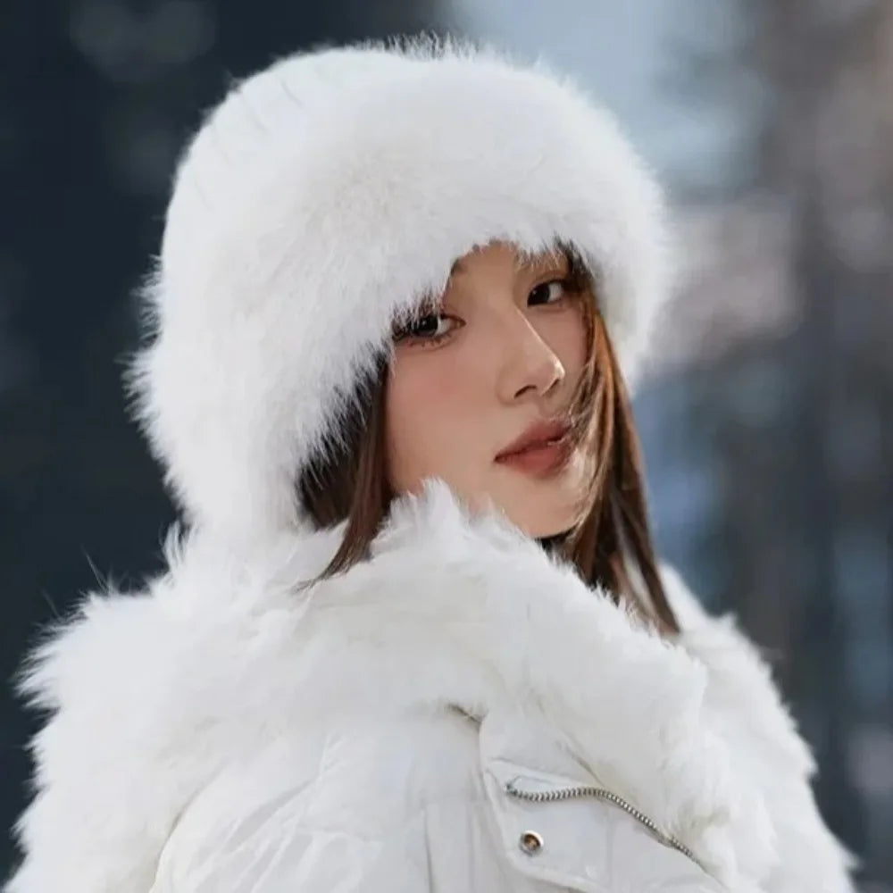 Ida Winter Fur-Trim Beanie