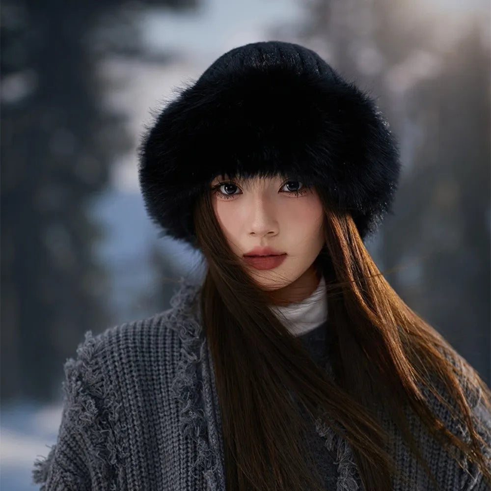 Ida Winter Fur-Trim Beanie