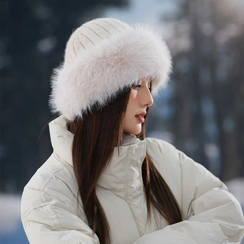 Ida Winter Fur-Trim Beanie
