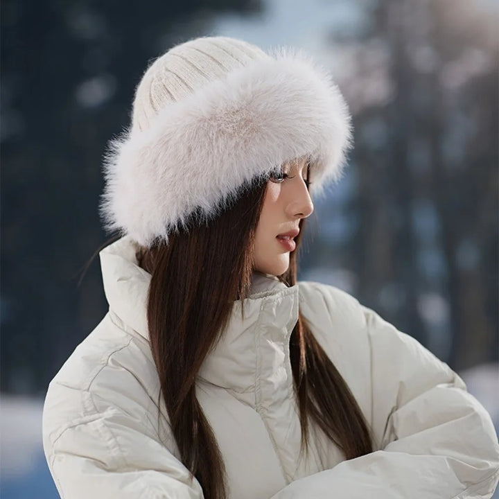 Ida Winter Fur-Trim Beanie