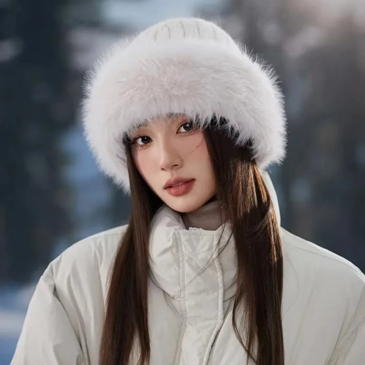 Ida Winter Fur-Trim Beanie