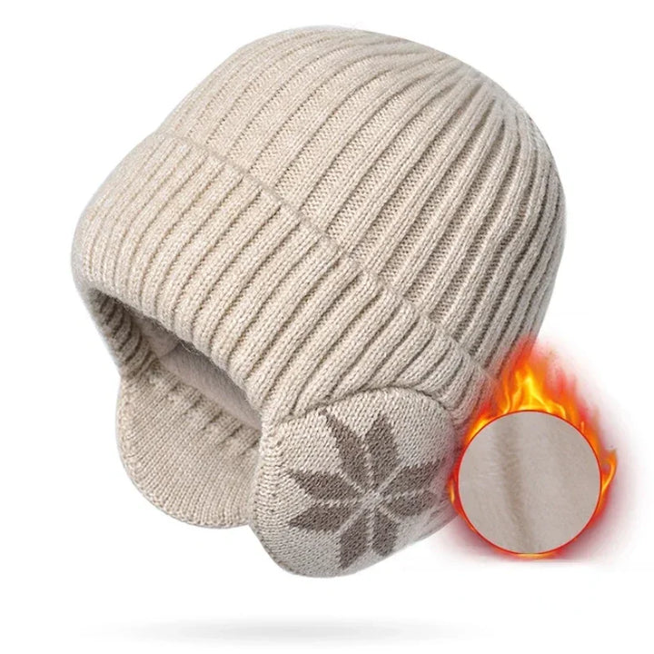 SnowHaven™ Knit Earflap Beanie