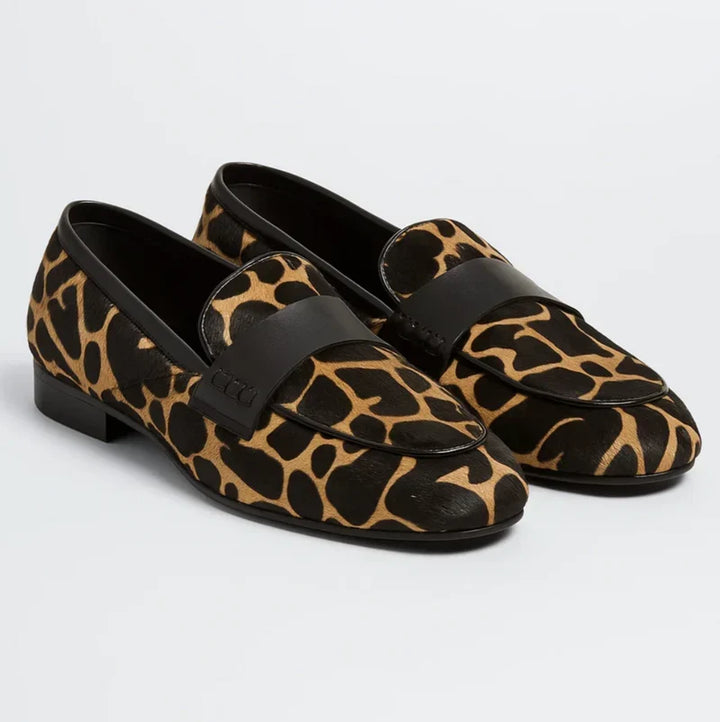 Sofia | Elegant Leopard-Print Loafers