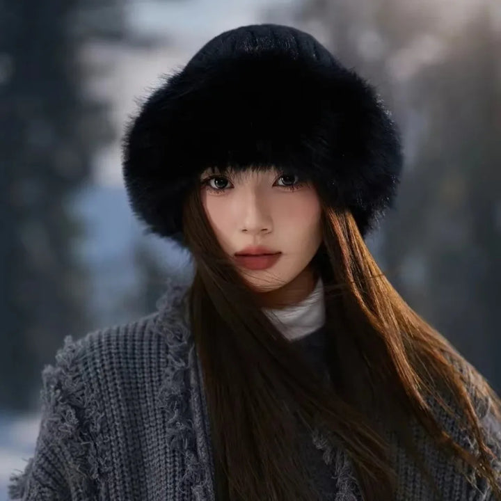 Ida Winter Fur-Trim Beanie