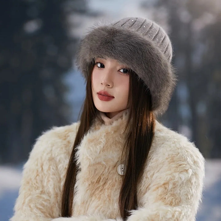 Ida Winter Fur-Trim Beanie