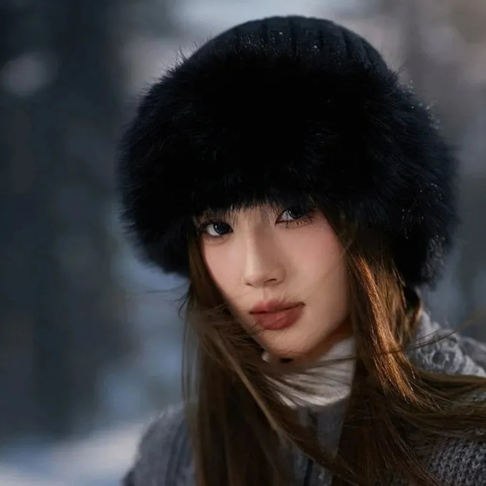 Ida Winter Fur-Trim Beanie