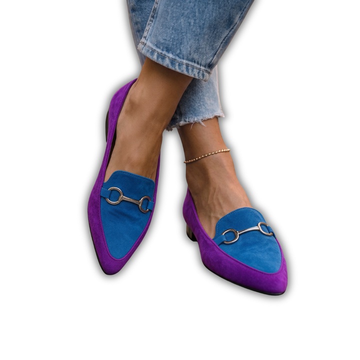 Marlowe | Color-Block Horsebit Loafers