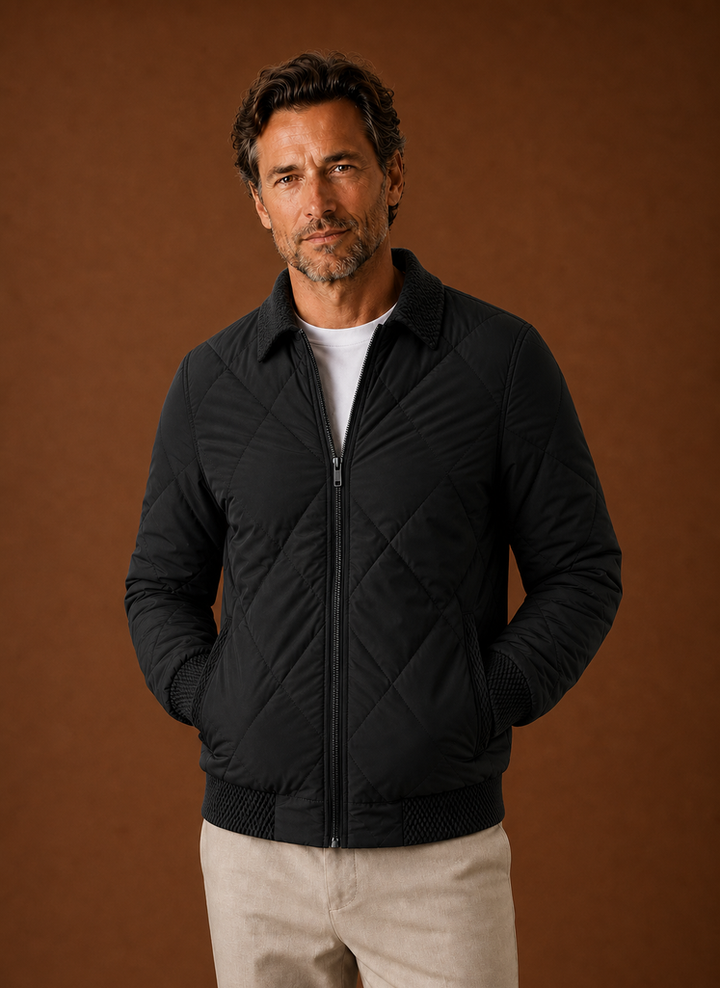 Men's Bomber Jacket - Zip-Up Casual Jacket | Areleon
