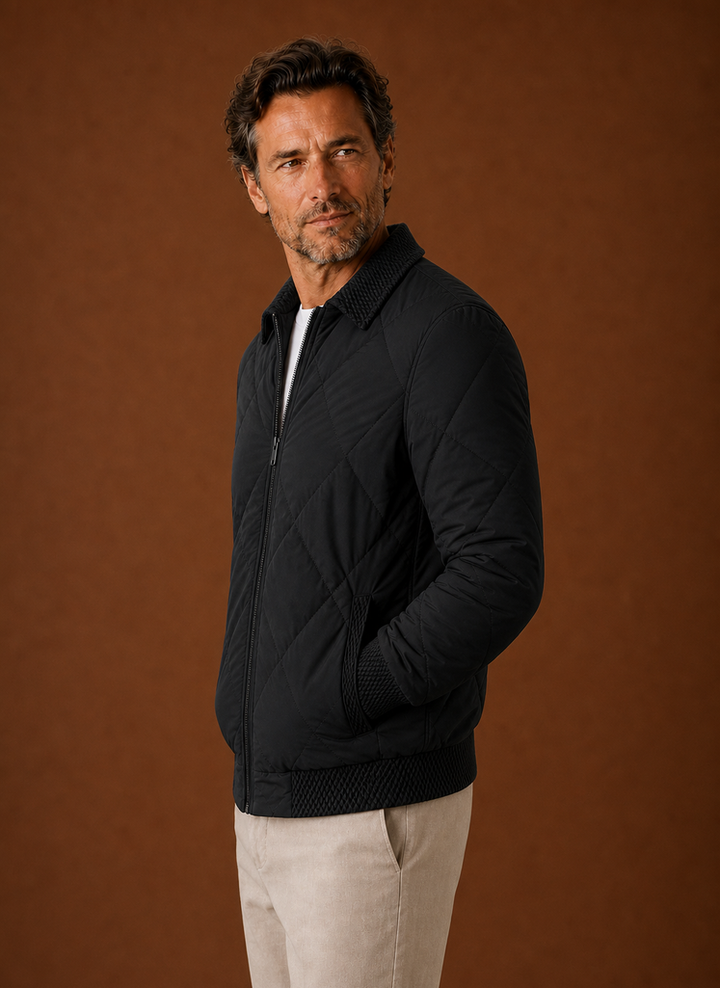 Men's Bomber Jacket - Zip-Up Casual Jacket | Areleon