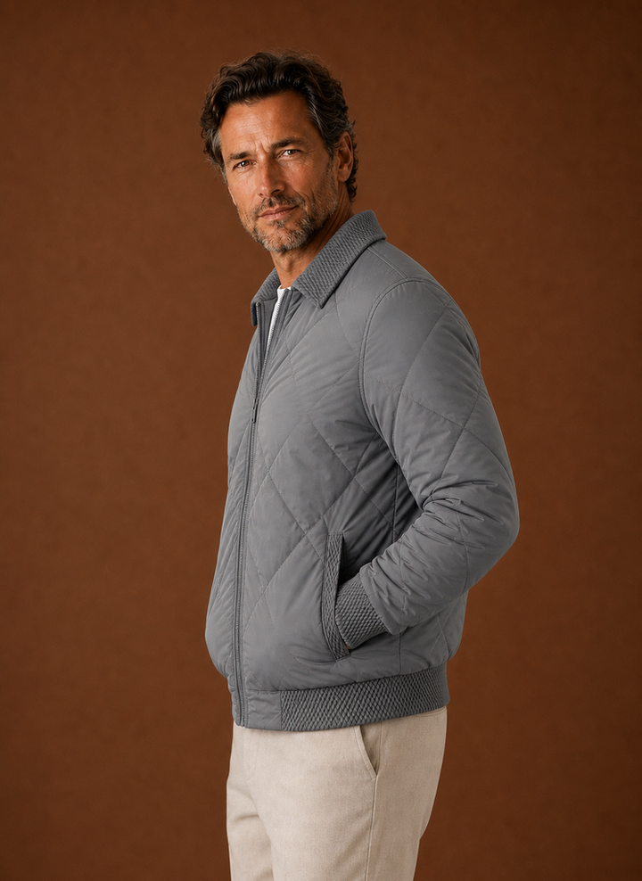 Men's Bomber Jacket - Zip-Up Casual Jacket | Areleon