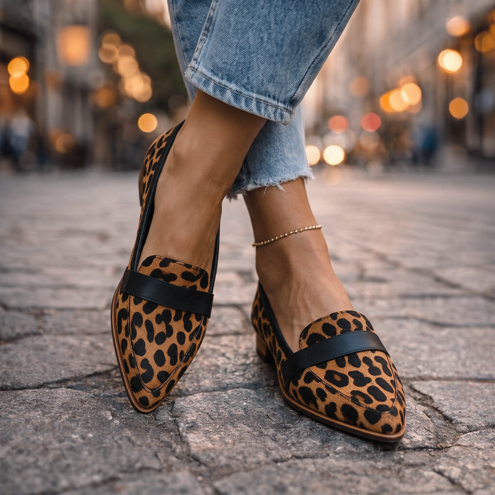 Reese | Pointed-Toe Penny Loafers