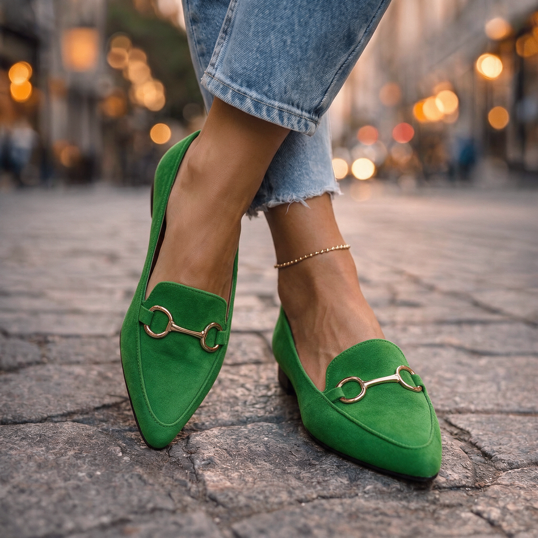 Marlowe | Color-Block Horsebit Loafers