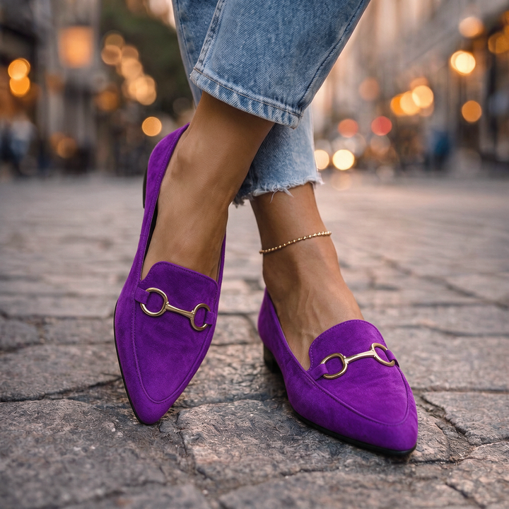Marlowe | Color-Block Horsebit Loafers
