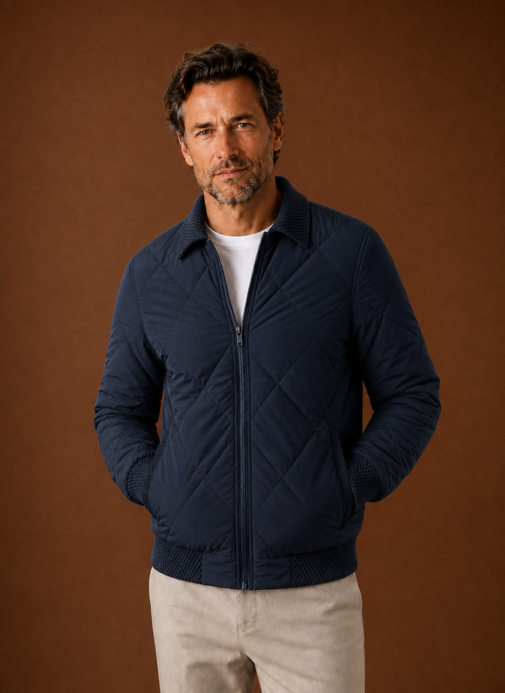 Men's Bomber Jacket - Zip-Up Casual Jacket | Areleon