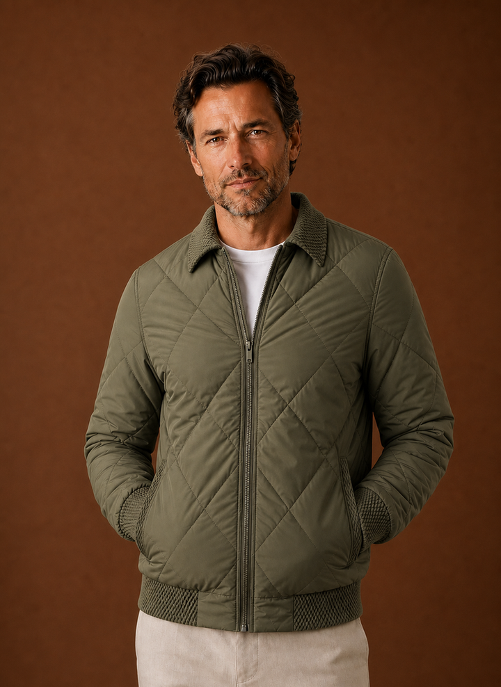 Men's Bomber Jacket - Zip-Up Casual Jacket | Areleon