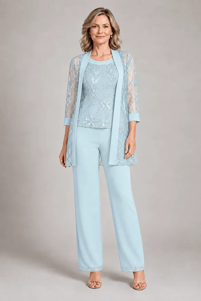 Formal Chiffon Pant Suit for Mother of the Bride