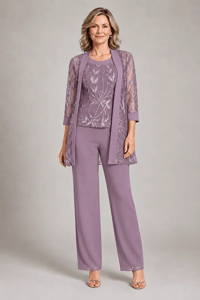 Formal Chiffon Pant Suit for Mother of the Bride