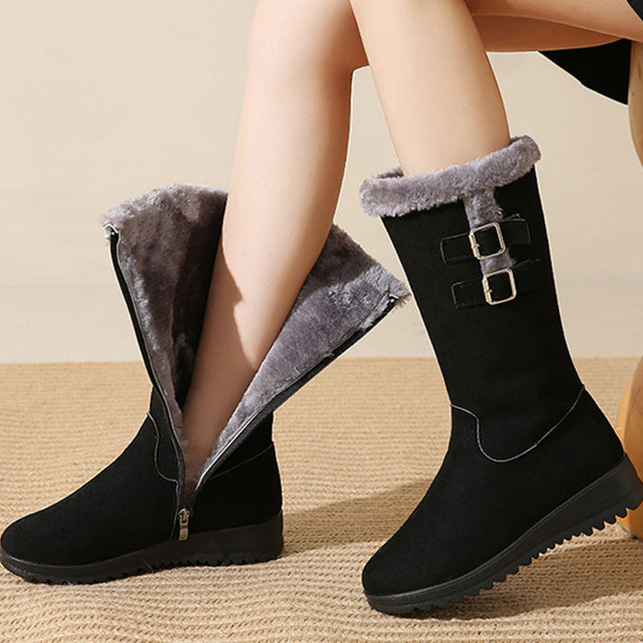 Limited Time – 70% DISCOUNT! Women's Mid-Calf Snow Boots, Warm & Stylish
