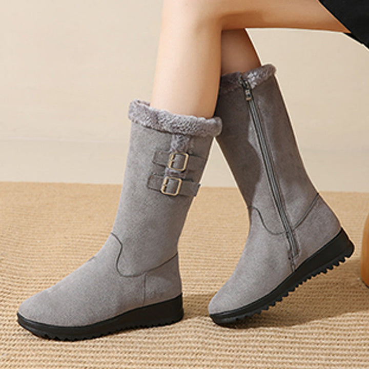 Limited Time – 70% DISCOUNT! Women's Mid-Calf Snow Boots, Warm & Stylish