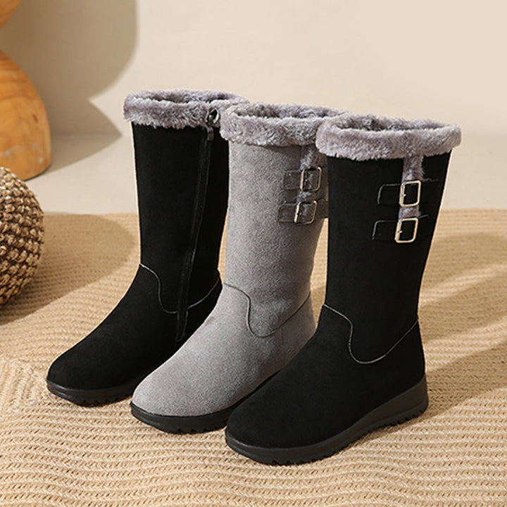Limited Time – 70% DISCOUNT! Women's Mid-Calf Snow Boots, Warm & Stylish